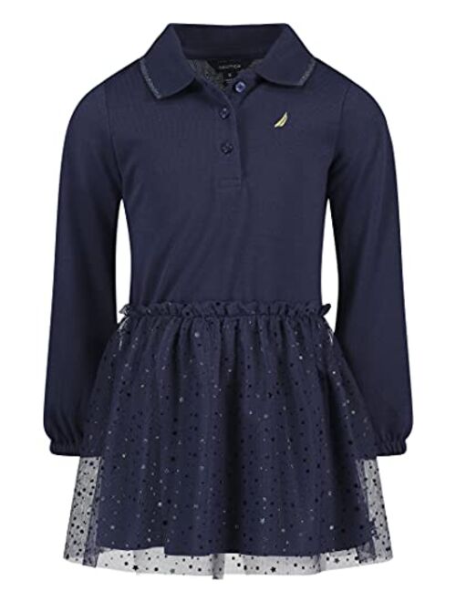 Nautica Girls' Long Sleeve Dress