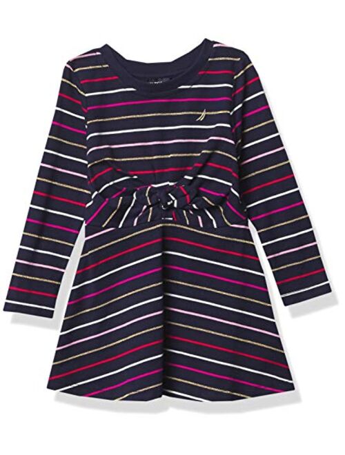 Nautica Girls' Long Sleeve Dress