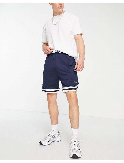 SikSilk division basketball shorts in navy