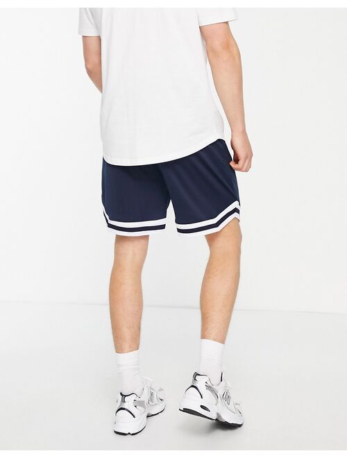 SikSilk division basketball shorts in navy