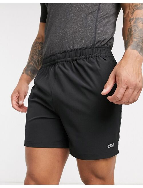 ASOS 4505 icon training shorts in mid length with quick dry in black