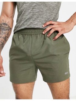 ASOS 4505 icon training short in mid length in khaki