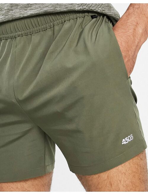 ASOS 4505 icon training short in mid length in khaki