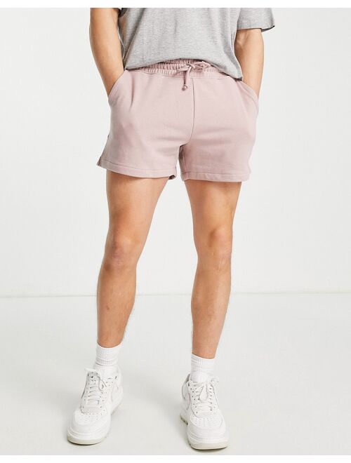 New look jersey short in pale pink