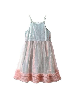 Toddler Girls Dresses for Summer Short Sleeve Kid Clothes Party Tutu Dresses for Little Girls,2-8 Years