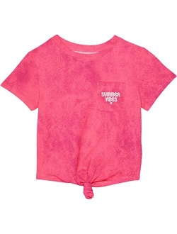 Kids Boxy Tie Front T-Shirt (Big Kids)