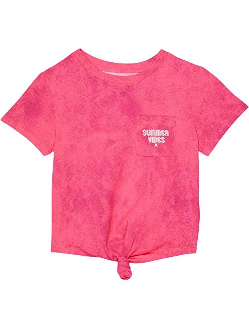 Hurley Kids Boxy Tie Front T-Shirt (Big Kids)