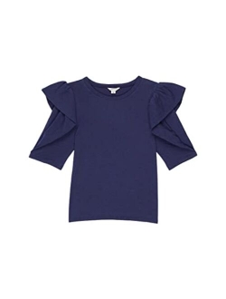 Envelope Puff Sleeve Top (Big Kids)