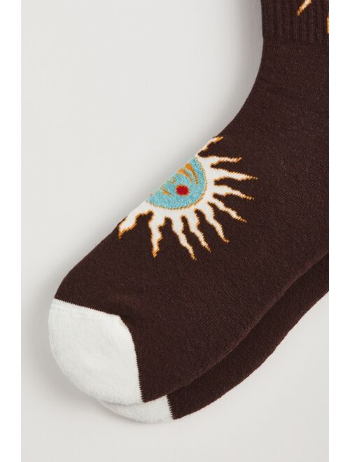 Urban Outfitters Sun Face Tube Sock