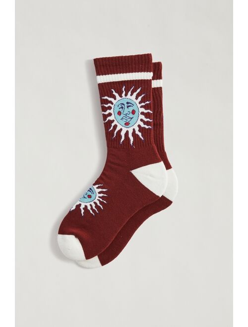 Urban Outfitters Sun Face Tube Sock