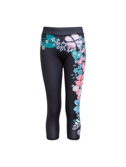 Girls 7-16 adidas Floral 7/8 Leggings