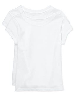 Girls' Short Sleeve Basic Layering T-Shirt