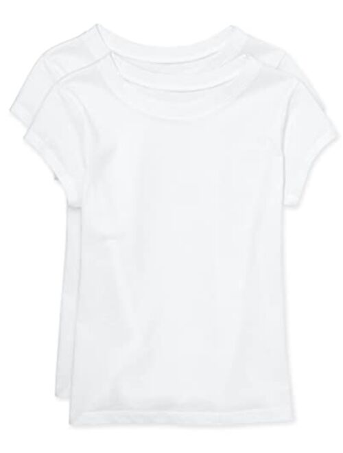 The Children's Place Girls' Short Sleeve Basic Layering T-Shirt