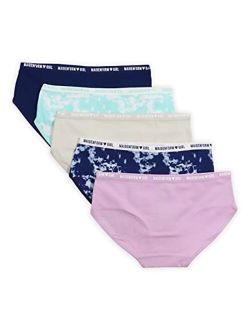 Girls' Hipster Cotton Panties, 5 Pack