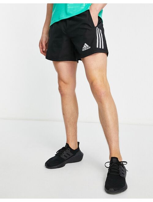 adidas performance adidas Running Own The Run shorts in black