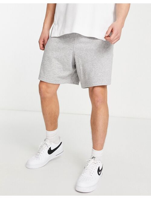 New Look oversized jersey shorts in gray