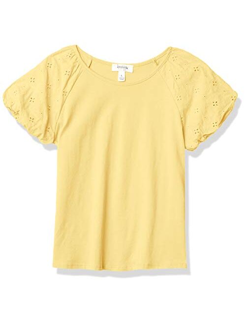 Speechless Girls' Short Bubble Sleeve T-Shirt