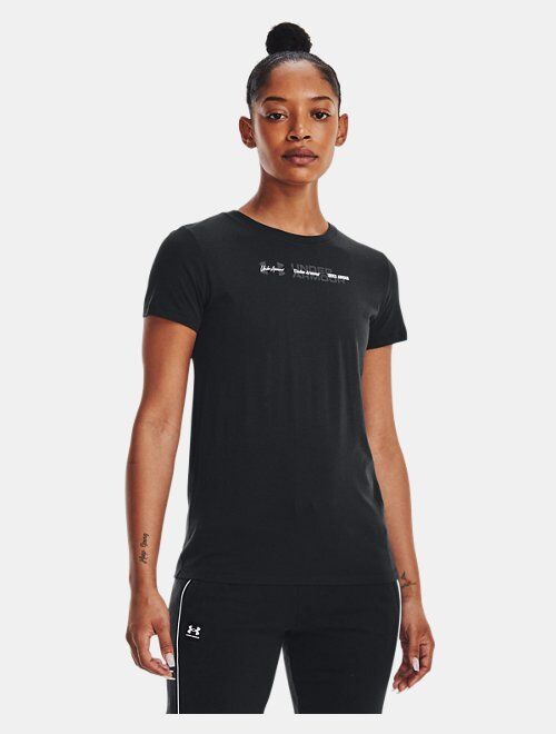 Under Armour Women's UA Tonal Multi Font Short Sleeve