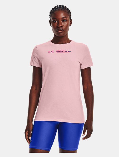 Under Armour Women's UA Tonal Multi Font Short Sleeve