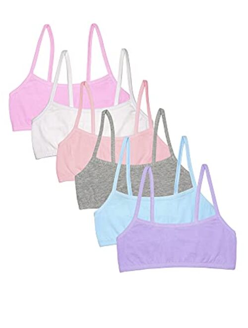 Fruit of the Loom Girls' Spaghetti Strap Sports Bra