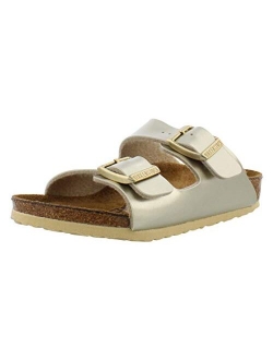 Girls' Birkenstock Arizona sandals in rose gold