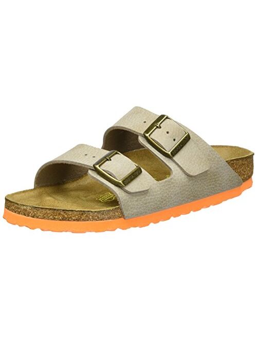 Girls' Birkenstock Arizona sandals in rose gold