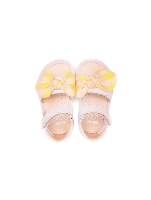 Camper Kids Bicho bow detail sandals