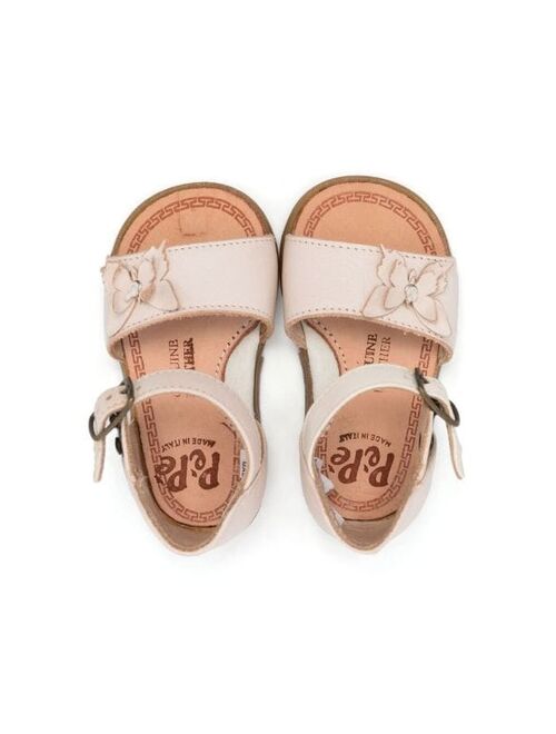 Pepe bow-detail leather sandals