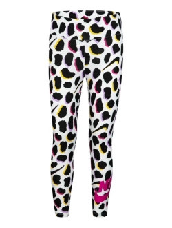 Little Girls On The Spot Animal Print Leggings