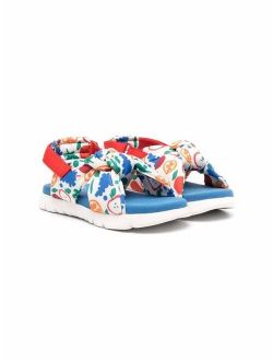 Kids Oruga floral-print sandals