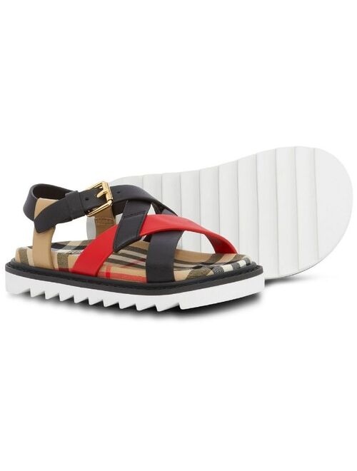 Burberry Kids Vintage Check sandals