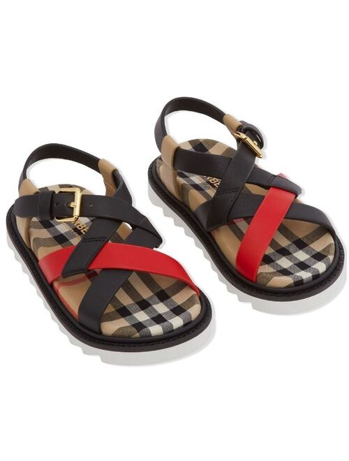 Burberry Kids Vintage Check sandals