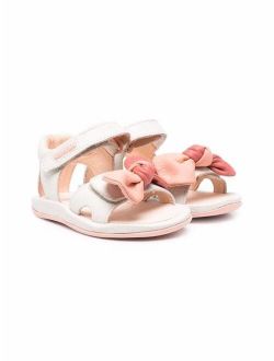 Kids bow-detail sandals