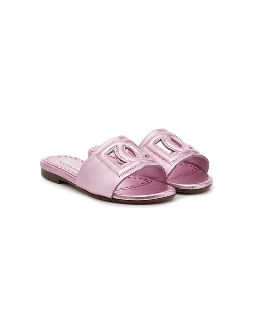 Dolce & Gabbana Kids logo sandals