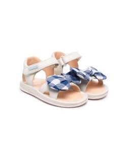 Kids bow-detail sandals