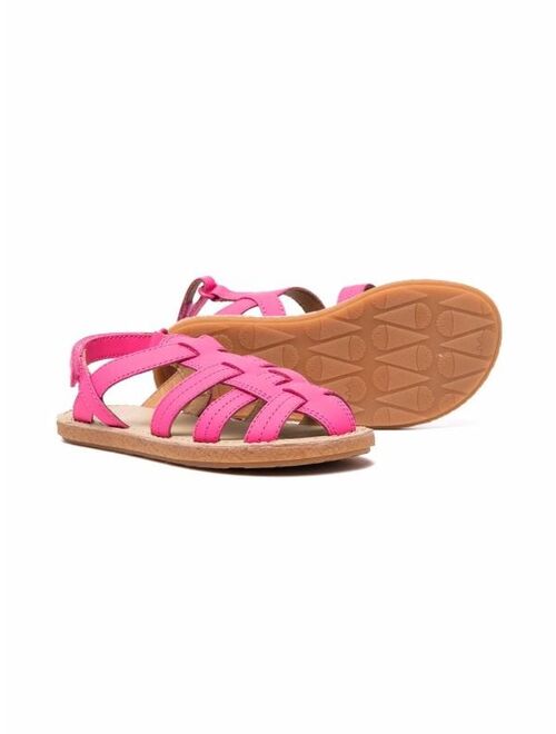 Camper Kids Miko touch-strap cage sandals