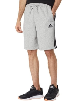 Essentials 3-Stripes Fleece Shorts