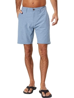 VISSLA Canyons Hybrid Four-Way Stretch Walkshorts 19"