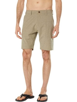 VISSLA Canyons Hybrid Four-Way Stretch Walkshorts 19"