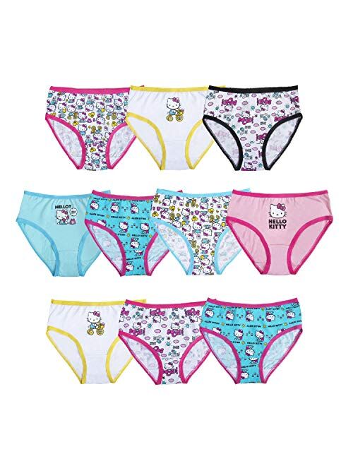 Hello Kitty giHello Kitty Girls' 100% Combed Cotton Underwear in Sizes 2/3t, 4t, 4, 6 and 8rls Hello Kitty 7pk Panties