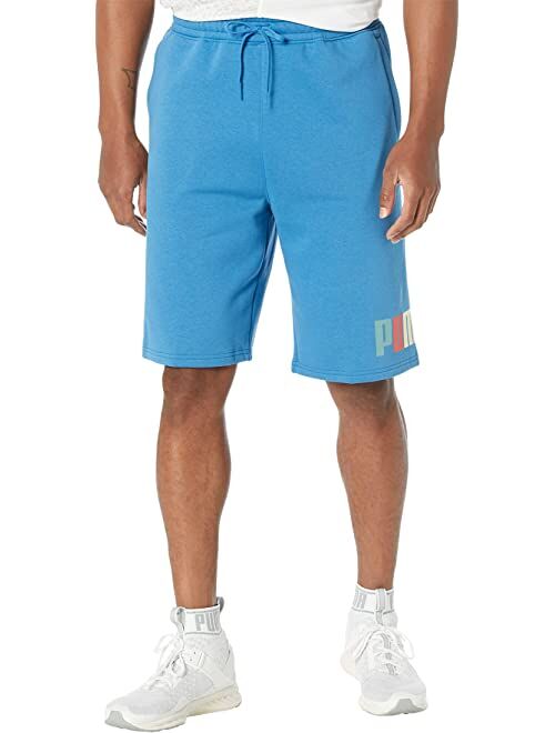 PUMA Big & Tall Big Logo 10" Fleece Shorts