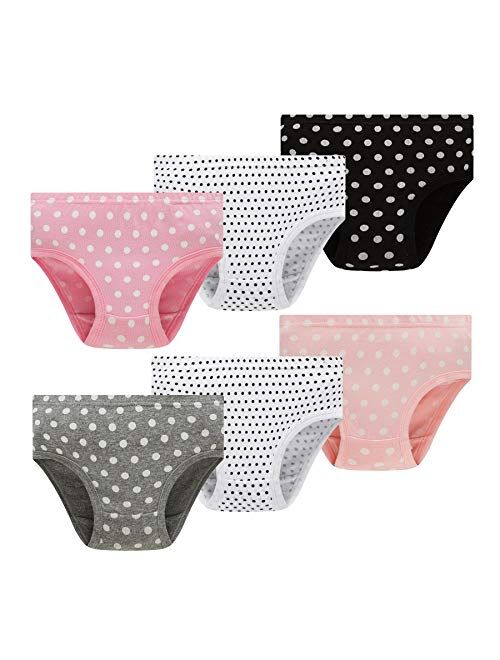 Winging Day Little Girls' Cotton Panties Baby Toddler Soft Underwear Multipack