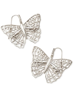 Filigree Butterfly Drop Earrings