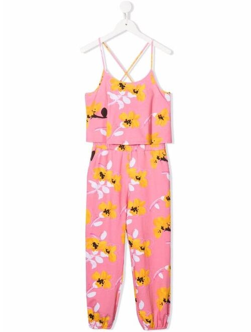 Marni Kids floral-print jumpsuit