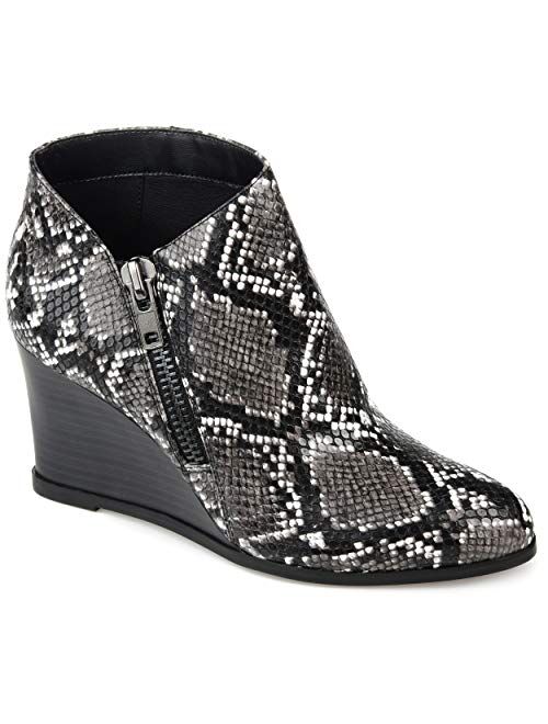 Journee Collection Women's Glam Wedge Bootie