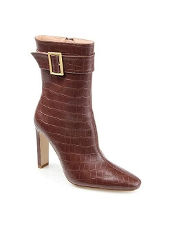 Women's Elanie Heeled Ankle Croc Booties