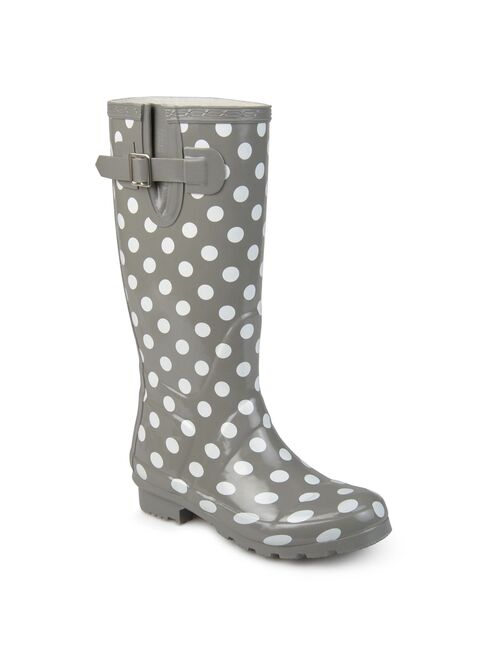 Journee Collection Women's Mist Rainboot