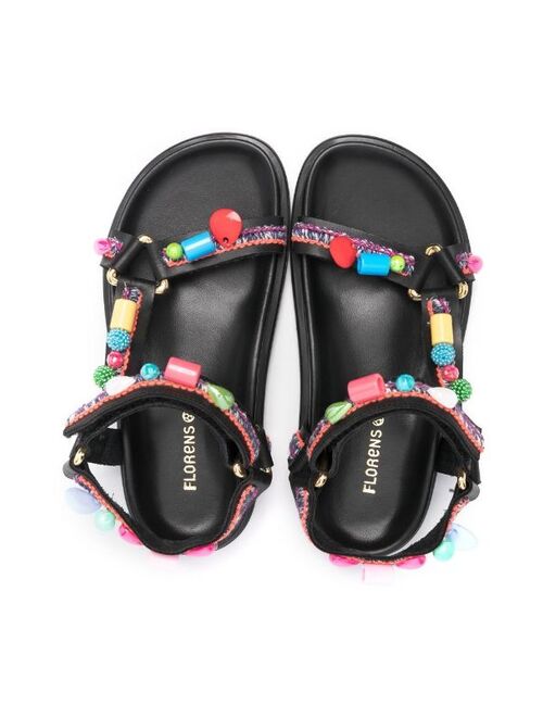 Florens embellished leather sandals