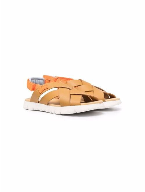 Camper Kids Oruga crossover strap sandals