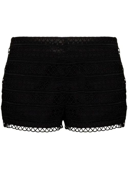 Charo Ruiz Ibiza Ida guipure-lace shorts